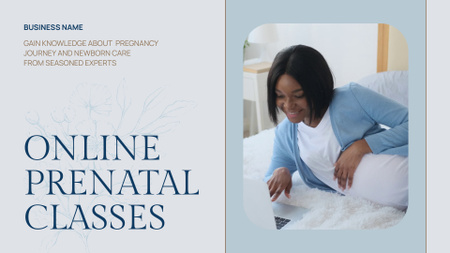 Reliable Online Prenatal Classes Promotion Full HD video Design Template