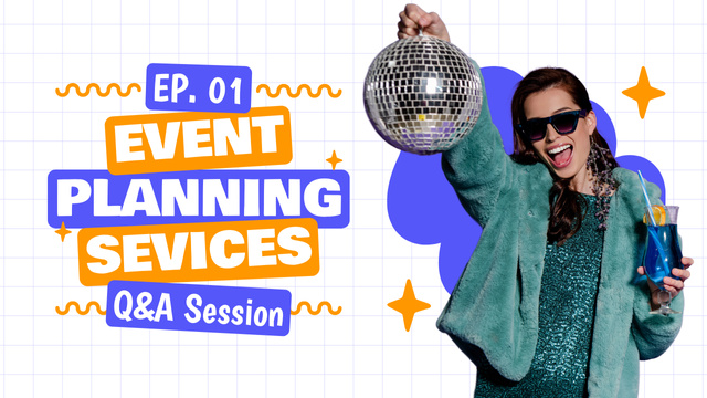 Event Planning Q&A Session Youtube Thumbnail Design Template