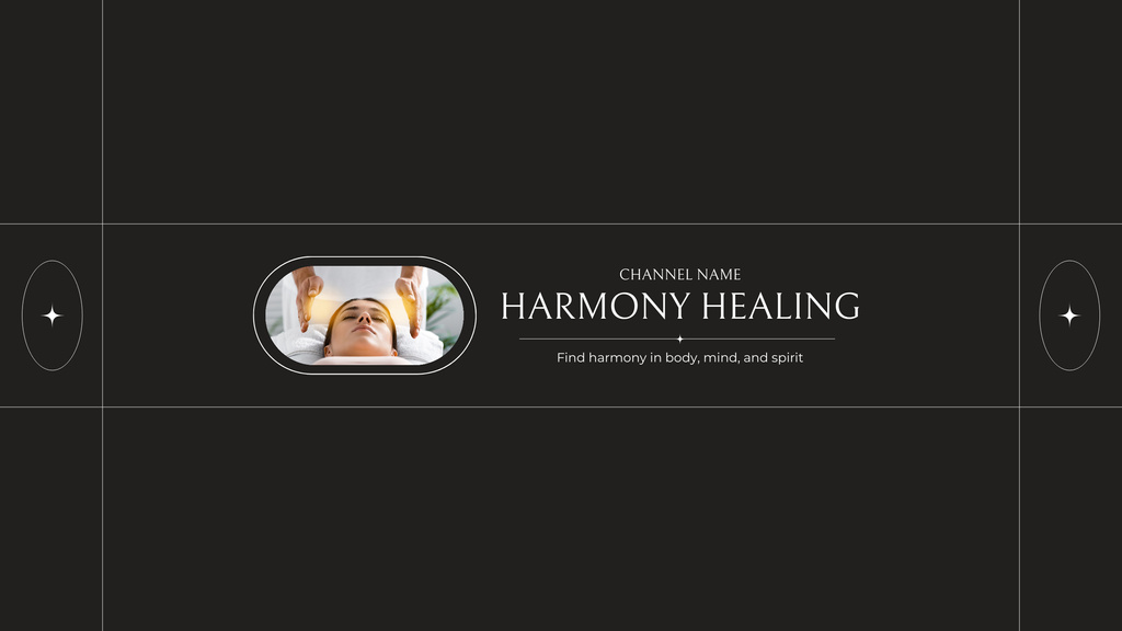 Ontwerpsjabloon van Youtube van Harmony Healing With Energy In Vlog Episode