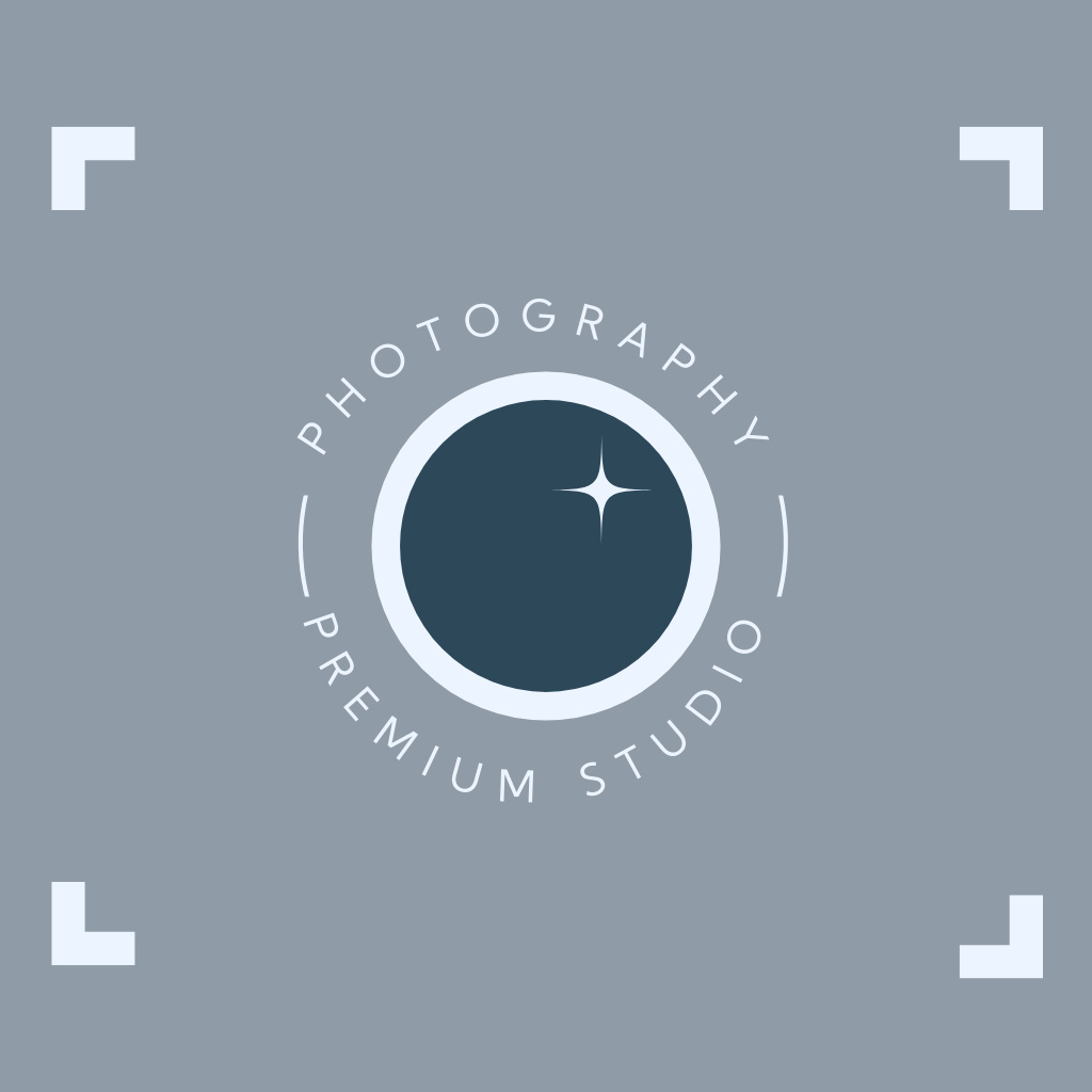 Advertising Premium Photo Studios Logoデザインテンプレート