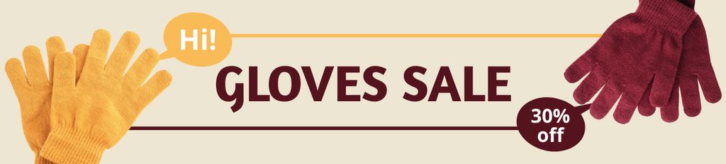 Modèle de visuel Sale of Garden Gloves - Ebay Store Billboard