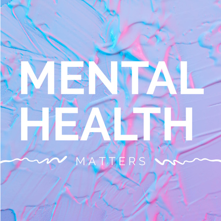 Platilla de diseño Phrase about Mental Health Instagram