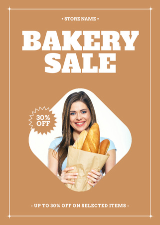 Modèle de visuel Best Deals of Bakery Sale - Flayer