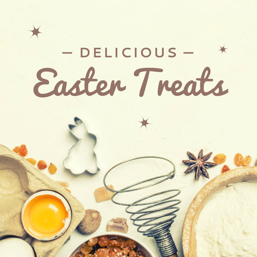 Delicious Easter Treats Offer Instagram Šablona návrhu