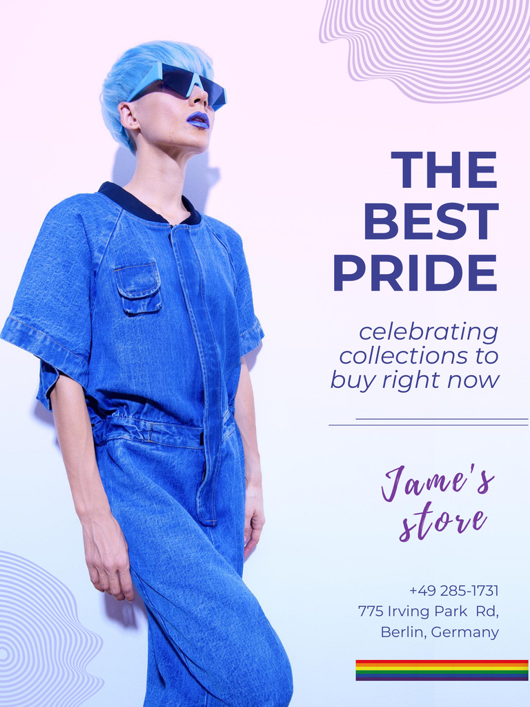 Pride Poster US – шаблон для дизайну