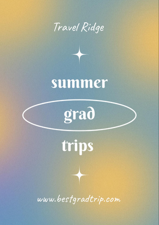 Plantilla de diseño de Summer Students Trips Ad Flyer A6 