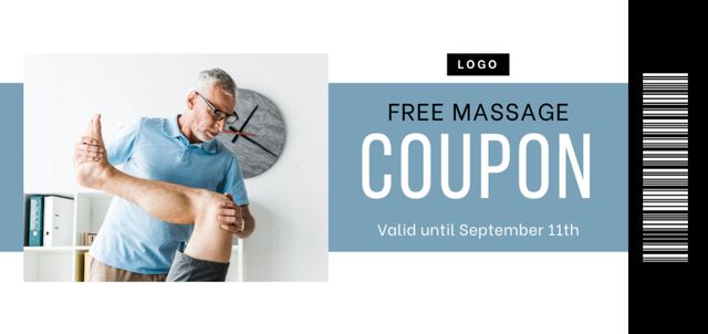 Free Sports Therapy Offer Coupon Din Large Modelo de Design