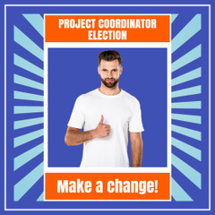 Bright Candidate Campaign Promotion For Elections