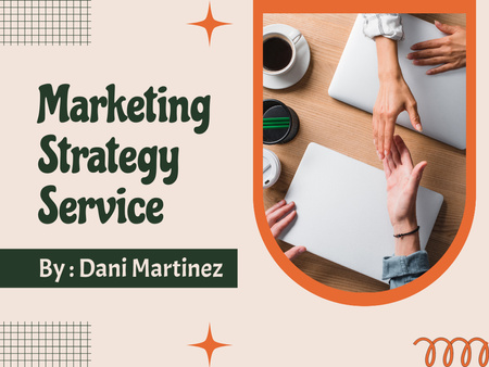 Designvorlage Marketingstrategie-Service mit verschiedenen Methoden für Presentation