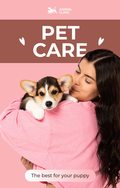 Modèle de visuel Pet Care Center Services for Puppies - IGTV Cover