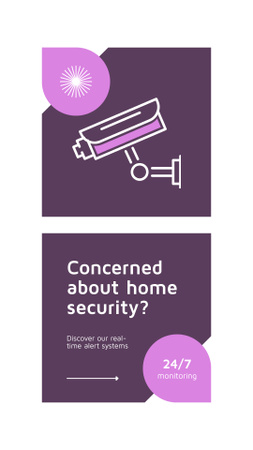 Güvenlik Şirketlerinin Modern Teknolojileri Instagram Story Tasarım Şablonu