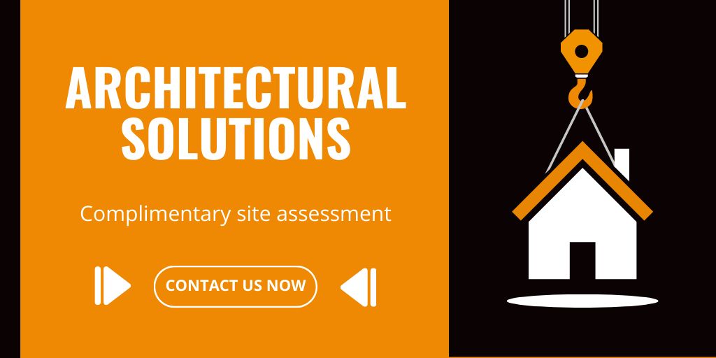 Free Site Assessment And Architectural Solutions Twitter Design Template