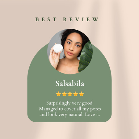 Platilla de diseño Review on Skincare Products Instagram