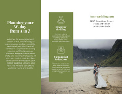Wedding Agency Ad with Young Newlyweds