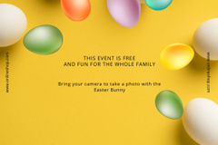 Inspiring Easter Craft Workshop Announcement In Yellow