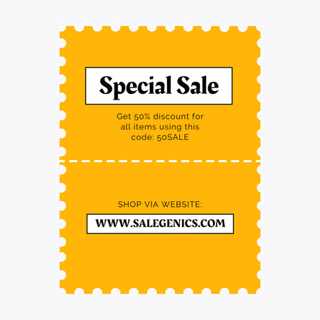 Platilla de diseño Yellow Ad of Special Sale Instagram