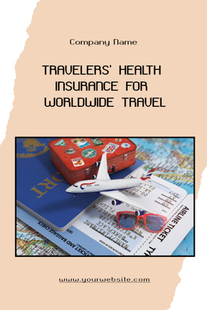 Travel Insurance Offer Flyer 4x6in Design Template