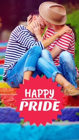 Plantilla de diseño de Pride Month Announcement TikTok Video 