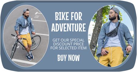 Bike for Your Adventures Facebook AD Design Template