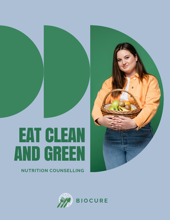 Dietitian Services Offer Flyer 8.5x11in Tasarım Şablonu