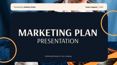 Template di design Proposta di piano di marketing per lo sviluppo aziendale Presentation Wide