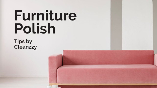 Furniture Cleaning Services ad Youtube Thumbnail Šablona návrhu