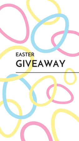 Easter Special Offer with Colorful Eggs Instagram Story Šablona návrhu