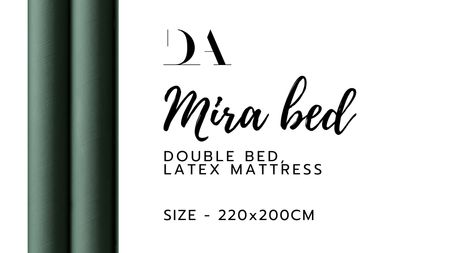 Platilla de diseño Retailer Contacts of Bedroom Furniture Label 3.5x2in