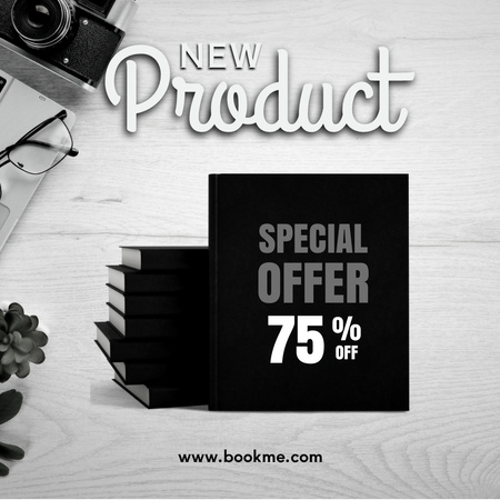 Plantilla de diseño de Book Special Sale Announcement Instagram 