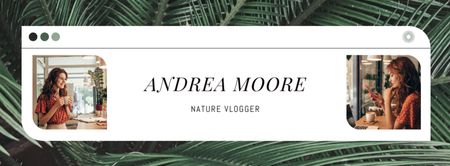 Nature Vlogger Andrea Moore Facebook cover Design Template