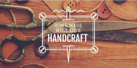 advertisement poster for store of handcrafted goods  Image Design Template