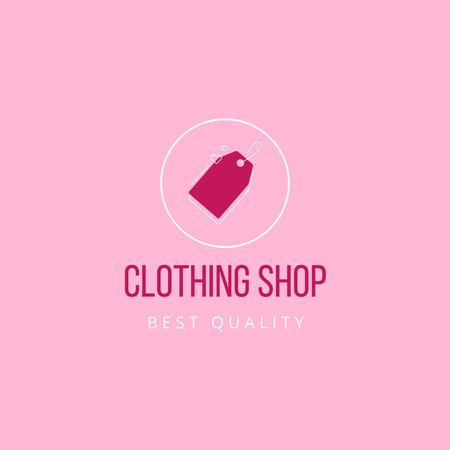 Platilla de diseño Clothing Shop Ad Logo