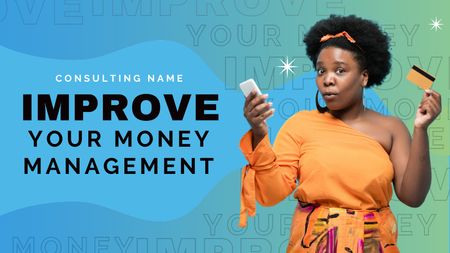 Improve Your Money Management Title – шаблон для дизайну