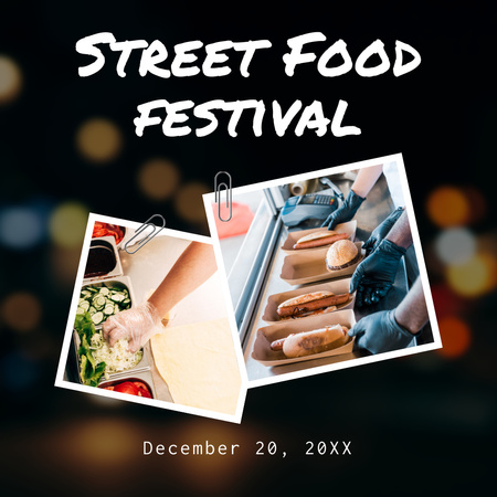 Photos from Street Food Festival Instagram Design Template