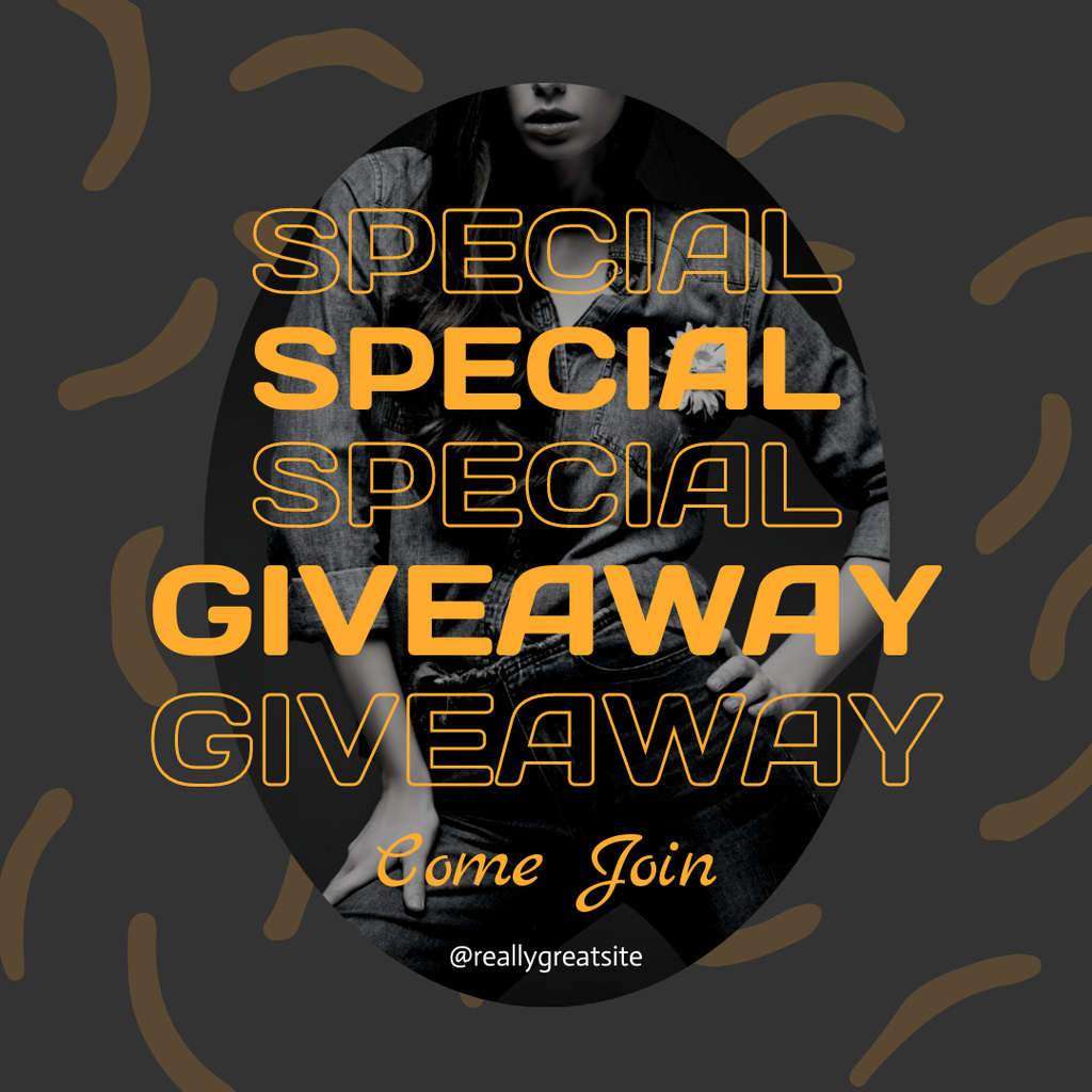 Template di design Special Giveaway Announcement Instagram