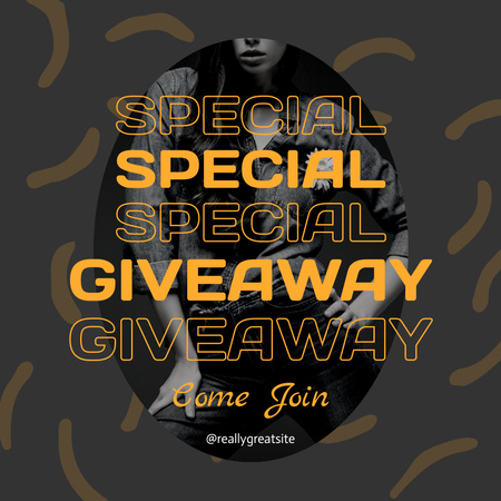 Special Giveaway Announcement Instagram Design Template