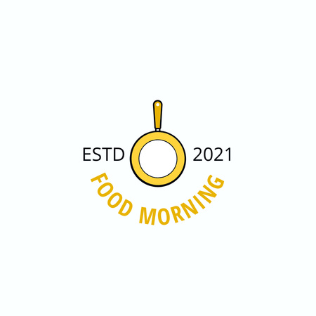 Delicious Morning Announcement Logo Tasarım Şablonu