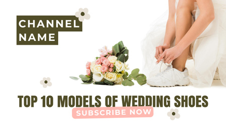 Průvodce svatební obuví Youtube Thumbnail Šablona návrhu