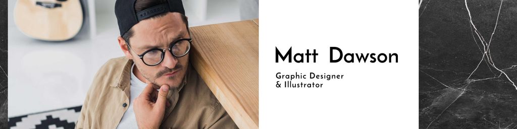Graphic Designer and Illustrator Services LinkedIn Cover Modelo de Design