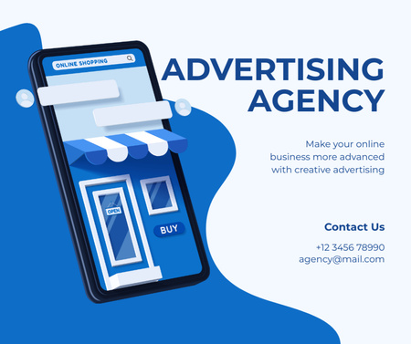 Advertising Agency Services Offer Facebook Tasarım Şablonu