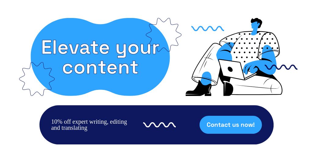Discounted Combo Package Of Writing & Editing And Translating Content For Brands Twitter – шаблон для дизайну
