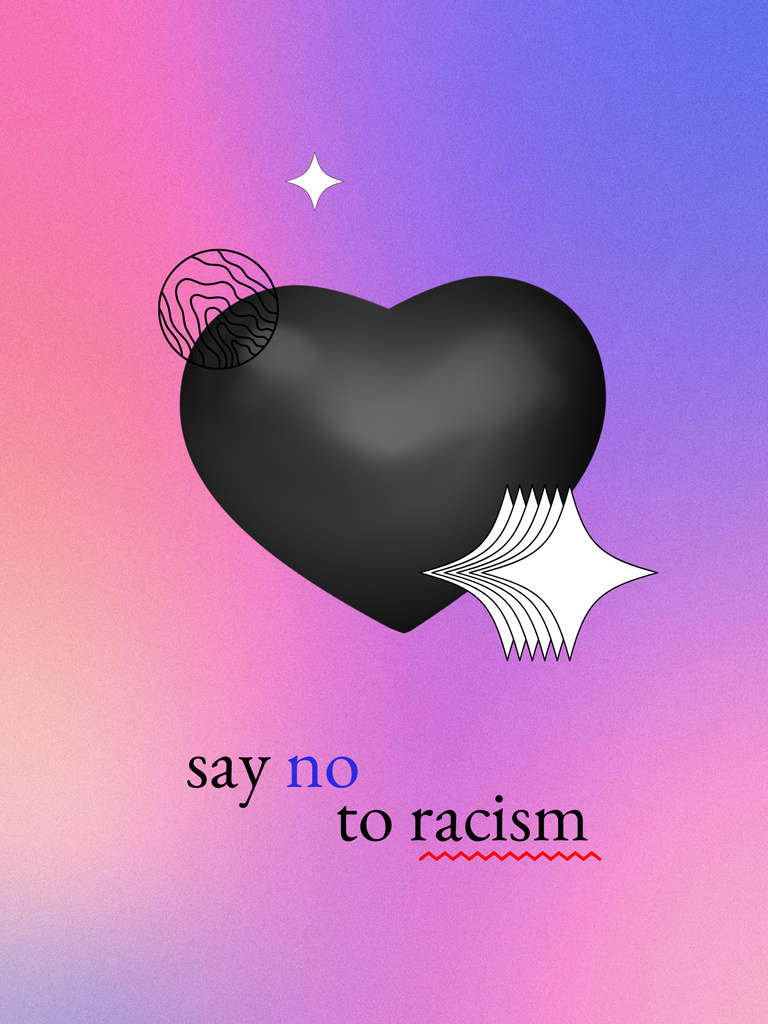Protest against Racism Poster US – шаблон для дизайна