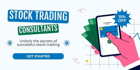 Volume Consulting on Stock Trading Twitter Design Template