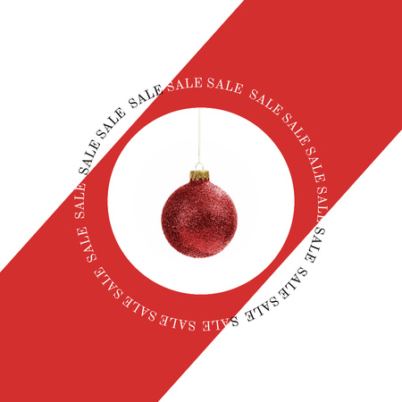 Platilla de diseño Christmas Sale Announcement Instagram