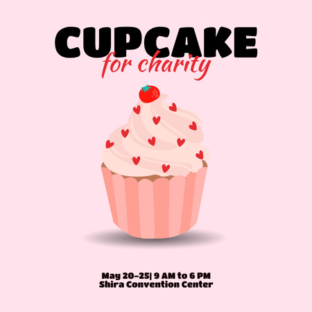 Annual Charity Bake Sale Instagram Design Template