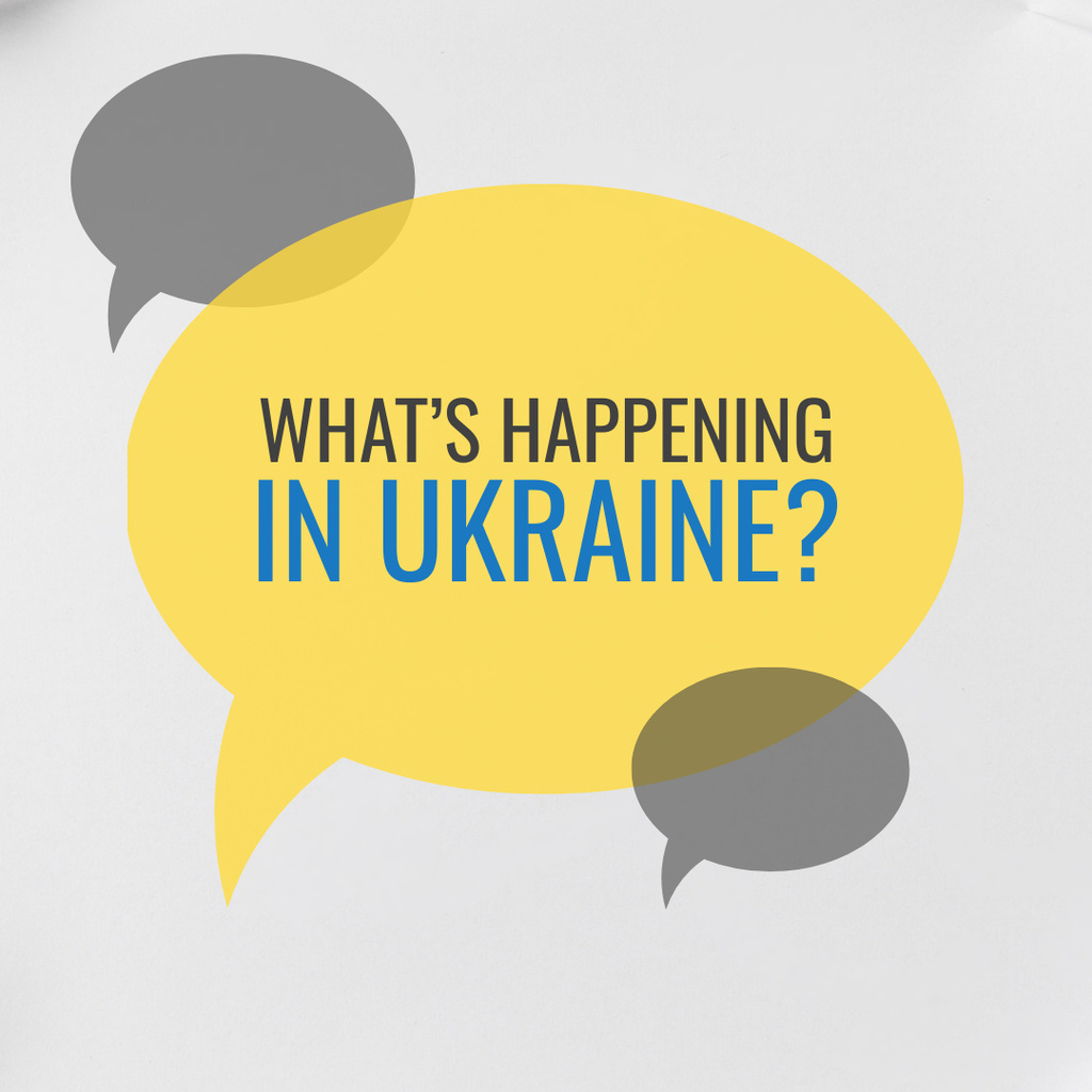 Plantilla de diseño de Rapid Awareness about the War in Ukraine Instagram 