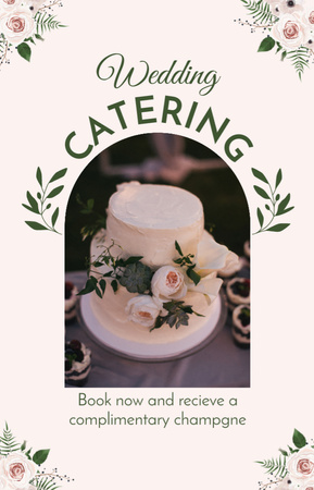 Plantilla de diseño de Catering de bodas con pasteles de diseño IGTV Cover 