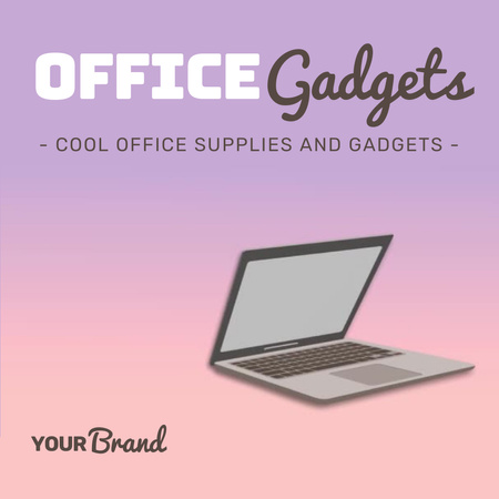 Plantilla de diseño de Office Gadgets Sale Offer Animated Post 