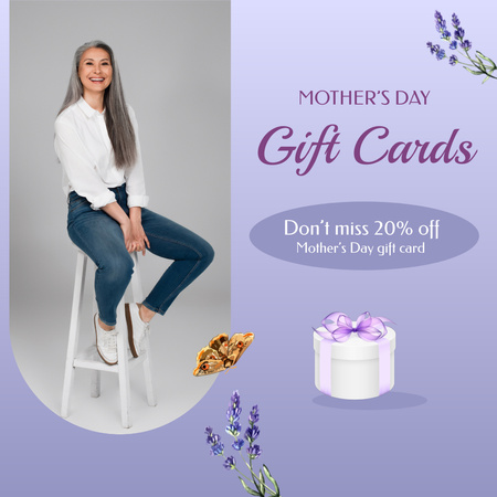 Mother's Day Gifts With Discount Offer Animated Post Design Template