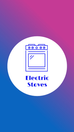 Appliances and Electronics store icons Instagram Highlight Cover Design Template